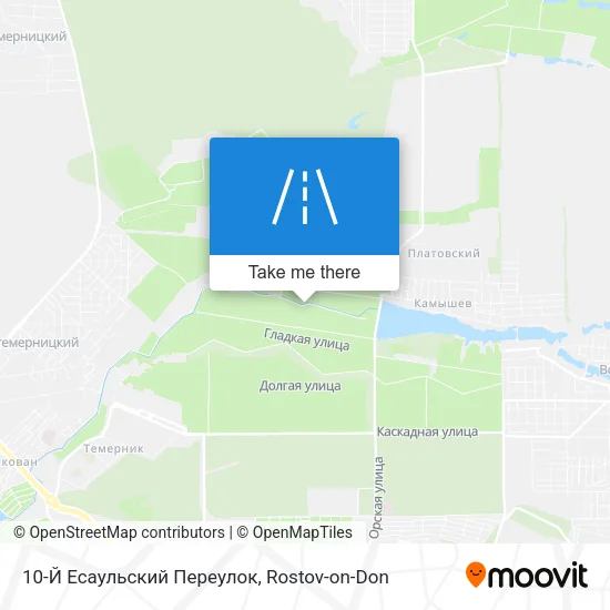 10-Й Есаульский Переулок map