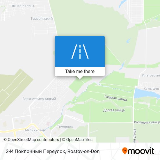 2-Й Поклонный Переулок map