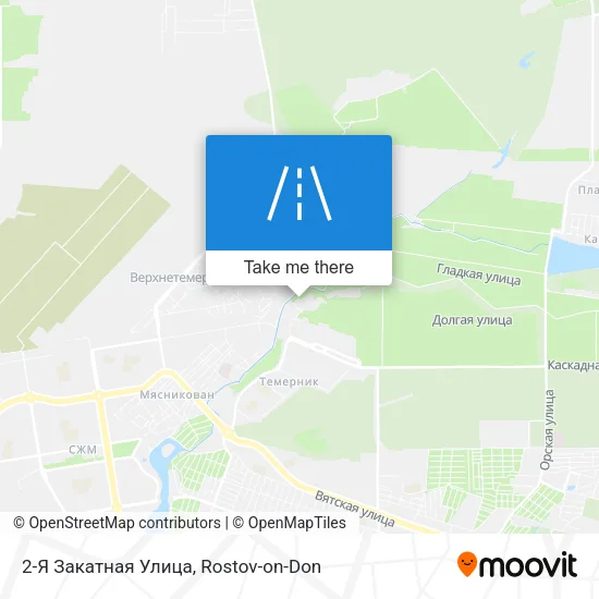 2-Я Закатная Улица map