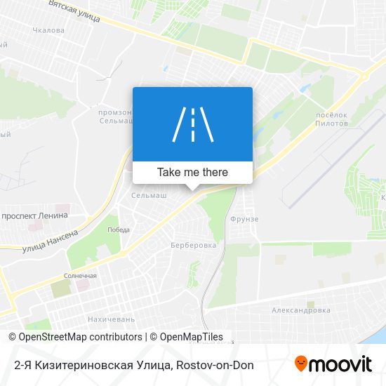 2-Я Кизитериновская Улица map