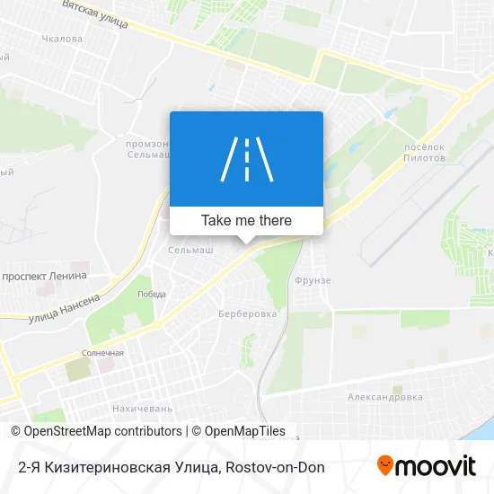 2-Я Кизитериновская Улица map