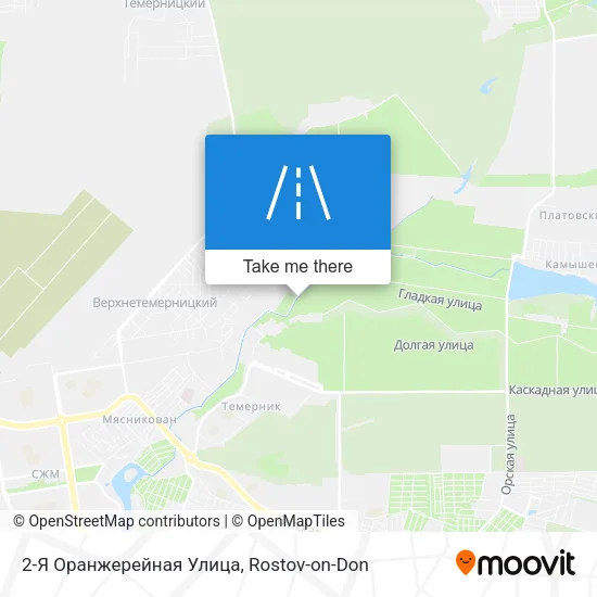 2-Я Оранжерейная Улица map