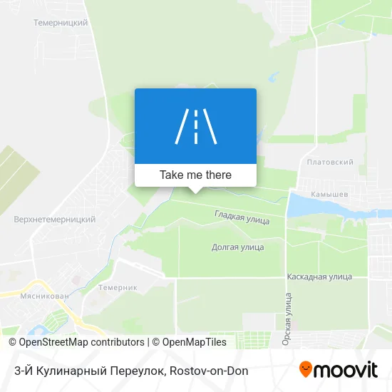 3-Й Кулинарный Переулок map