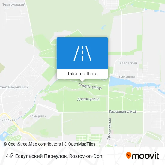 4-Й Есаульский Переулок map