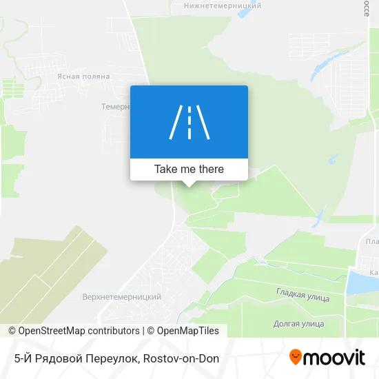 5-Й Рядовой Переулок map
