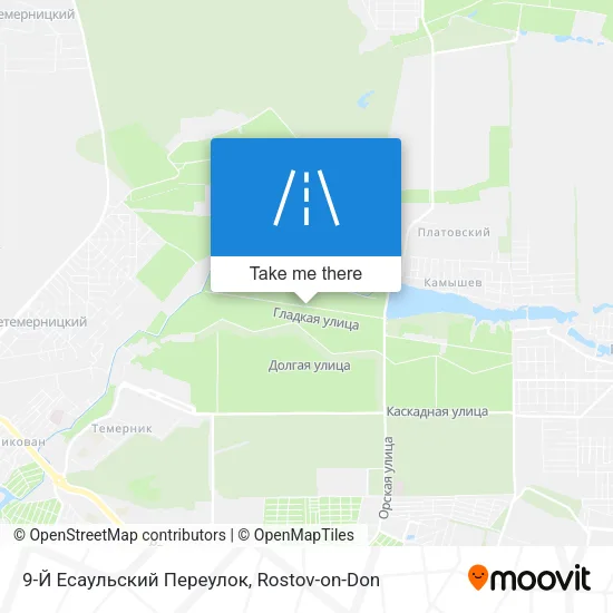 9-Й Есаульский Переулок map