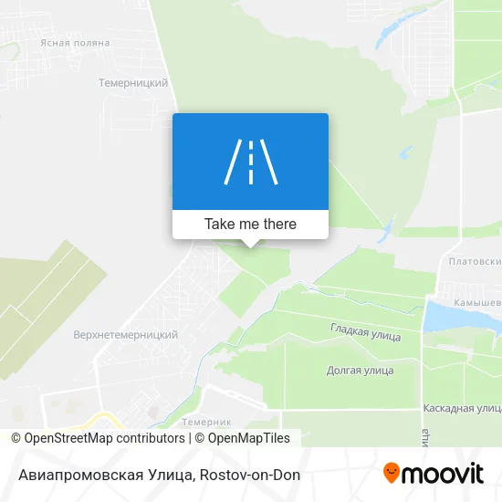 Авиапромовская Улица map