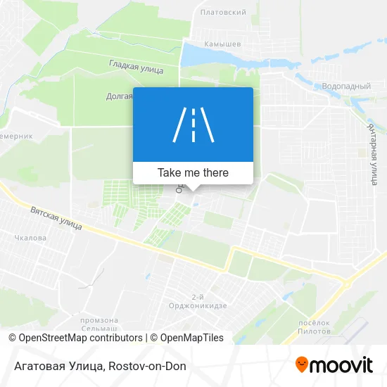 Агатовая Улица map