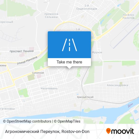 Агрономический Переулок map