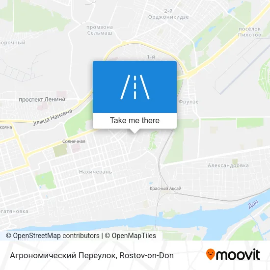 Агрономический Переулок map