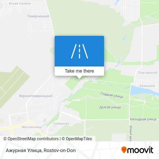 Ажурная Улица map