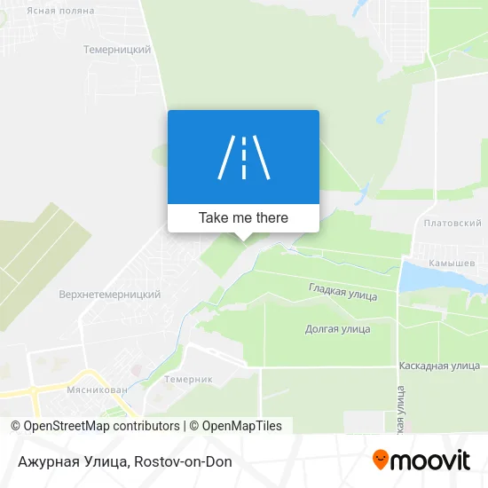 Ажурная Улица map