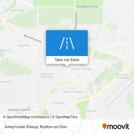 Алеутская Улица map