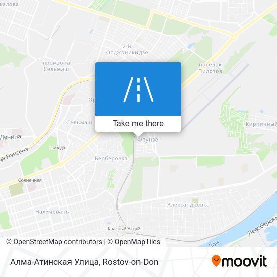 Алма-Атинская Улица map