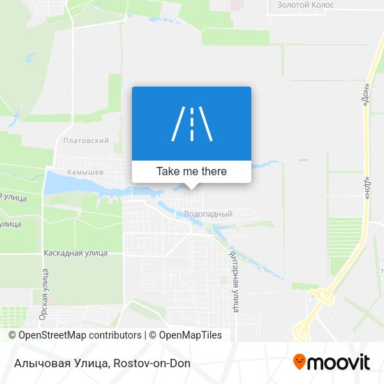 Алычовая Улица map