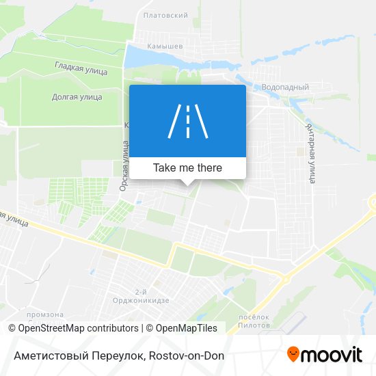 Аметистовый Переулок map