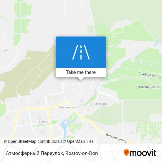 Атмосферный Переулок map