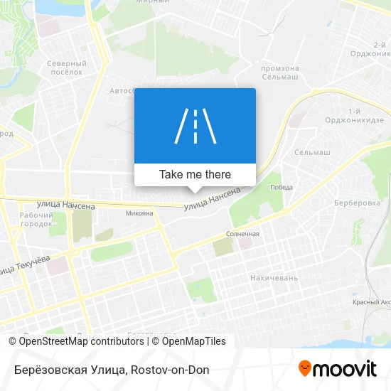 Берёзовская Улица map