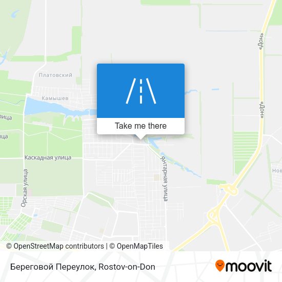 Береговой Переулок map