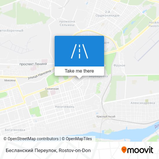 Бесланский Переулок map