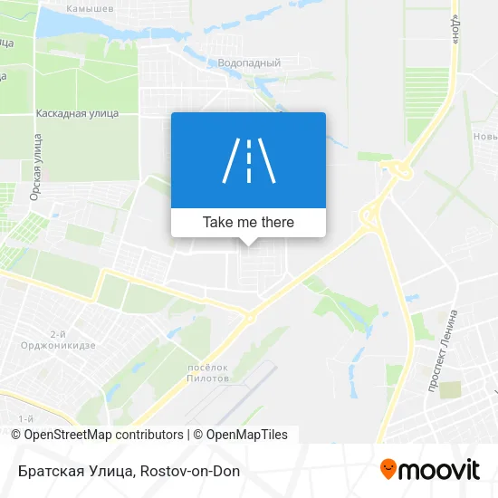 Братская Улица map
