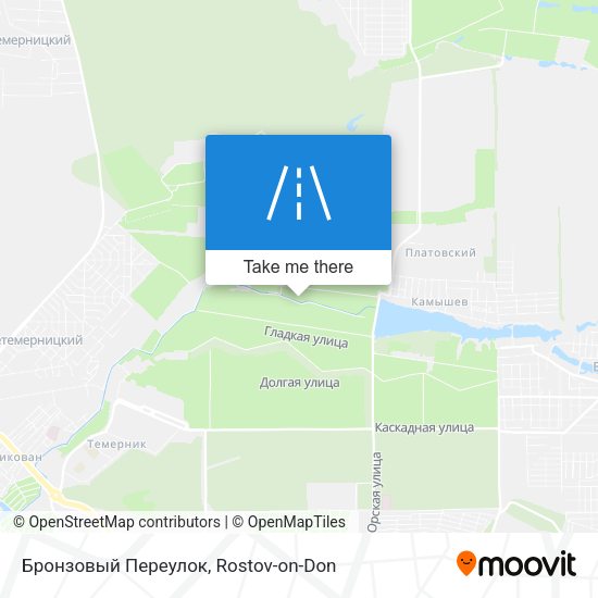 Бронзовый Переулок map