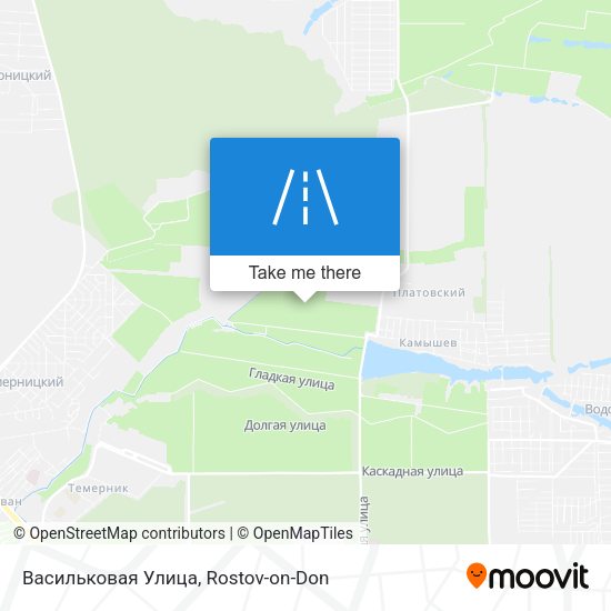 Васильковая Улица map