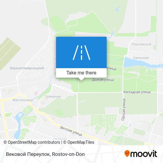Вековой Переулок map