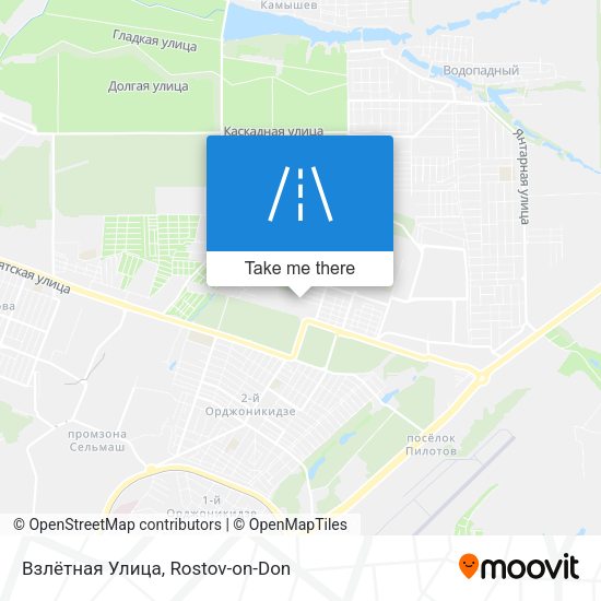 Взлётная Улица map