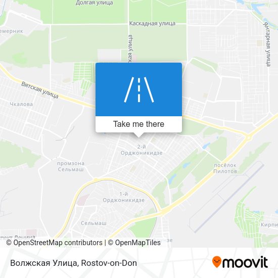 Волжская Улица map