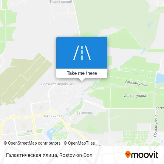 Галактическая Улица map