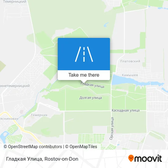Гладкая Улица map