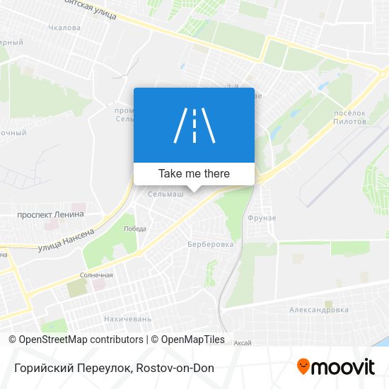 Горийский Переулок map