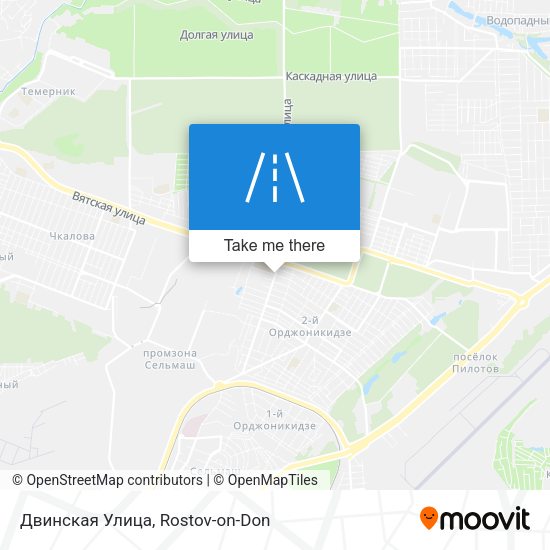 Двинская Улица map