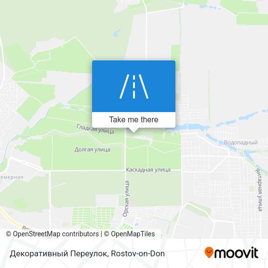 Декоративный Переулок map