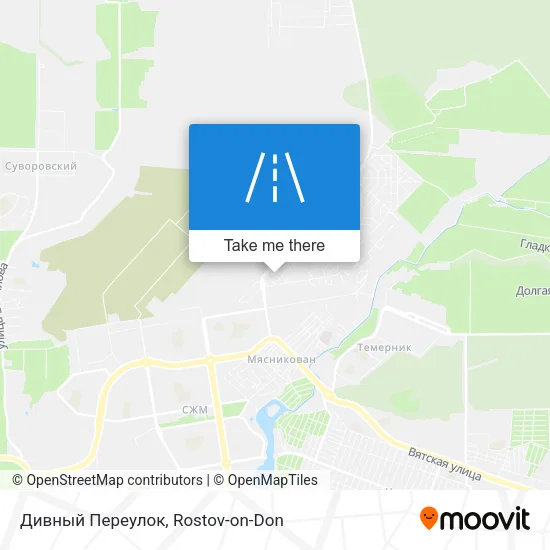 Дивный Переулок map