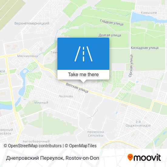 Днепровский Переулок map