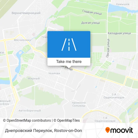 Днепровский Переулок map