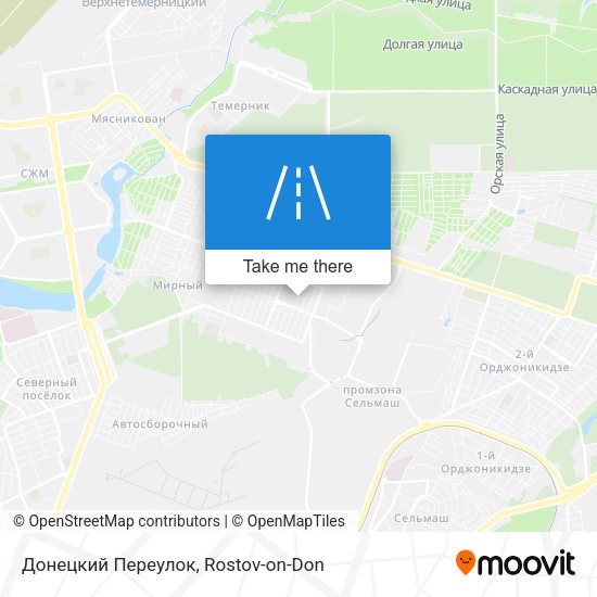 Донецкий Переулок map