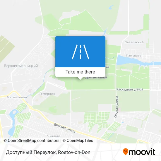 Доступный Переулок map