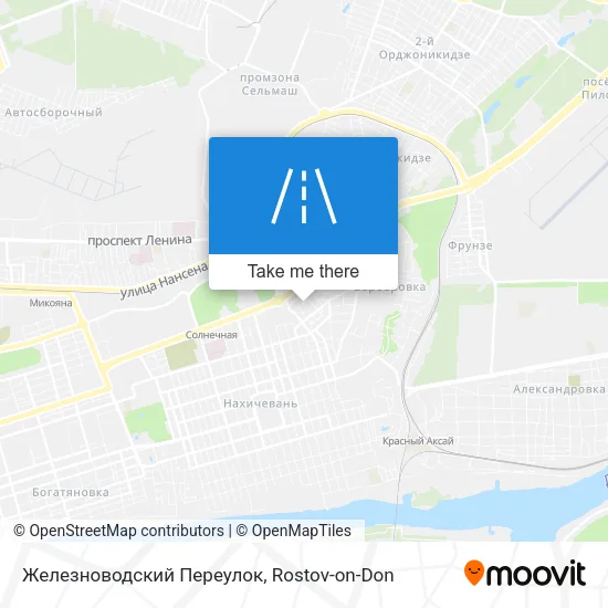 Железноводский Переулок map