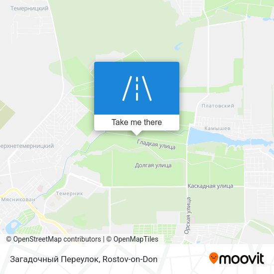 Загадочный Переулок map
