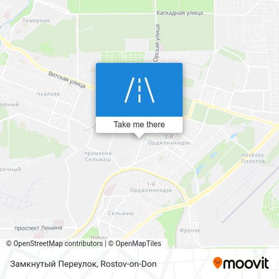 Замкнутый Переулок map