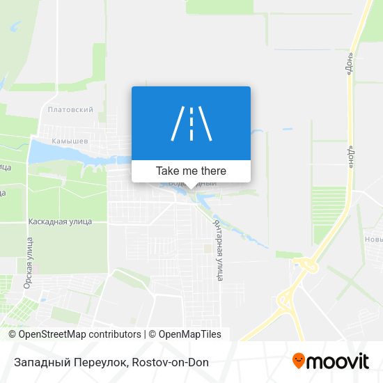 Западный Переулок map