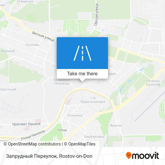 Запрудный Переулок map