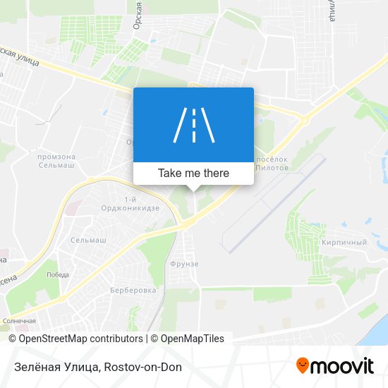 Зелёная Улица map