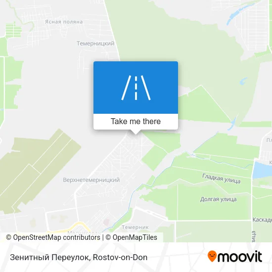 Зенитный Переулок map