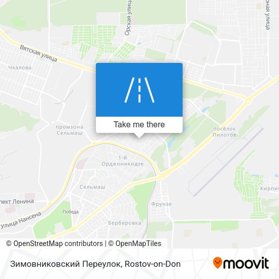 Зимовниковский Переулок map