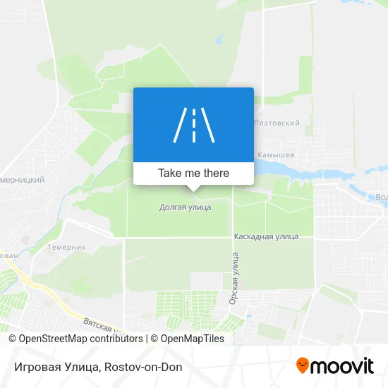 Игровая Улица map