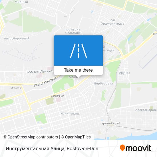 Инструментальная Улица map
